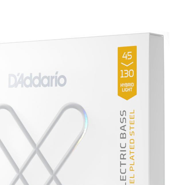 Struny do gitary basowej D'Addario XSB45130MS Hybrid Light 45-130 Multiscale 5 strun