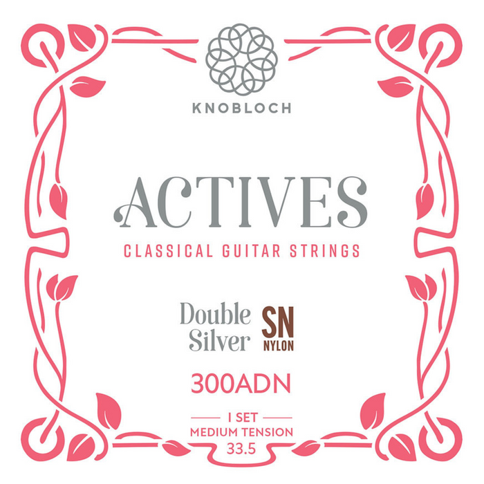 Struny do gitary klasycznej Knobloch 300ADN Double Silver SN Nylon 28-43