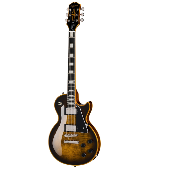 Epiphone Exclusive Les Paul Custom Widow (z Premium Gig Bag) Yellow Burst gitara elektryczna