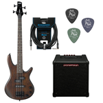 Gitara basowa Ibanez GSRM20B-WNF GIO Walnut Flat z combo Ibanez P20