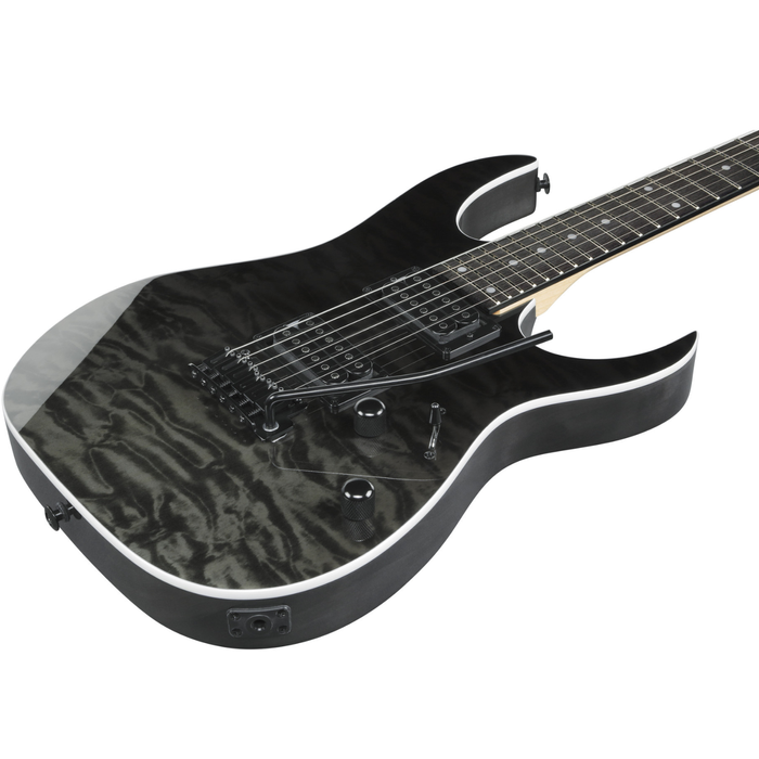 Zestaw gitara elektryczna Ibanez GRG120QASPBKG z combo Marshall MG15G Gold i akcesoriami 