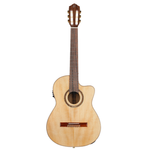 Gitara elektroklasyczna Ortega RCE158MN Natural 4/4 z pokrowcem