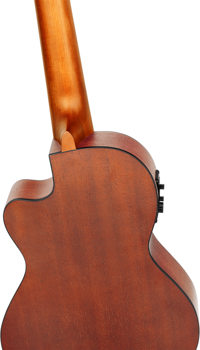 Ukulele tenorowe 8-strunowe elektroakustyczne Ortega RU4MM-CE-TE-8 Bonfire mahoń