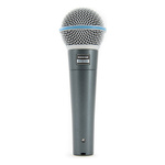 Zestaw wokalny Shure BETA58A ze statywem, pulpitem i kablem Klotz 5m