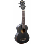 Zestaw ukulele sopranowe Cascha Premium HH 2262 czarne z mahoniu + akcesoria