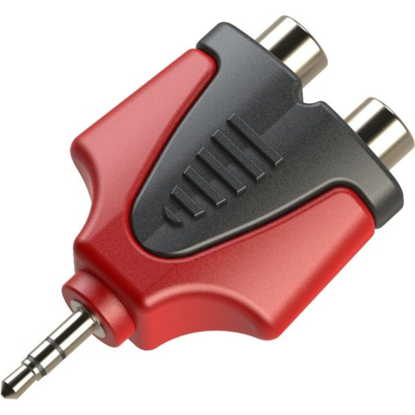 Adapter Jack 3.5 mm stereo na 2x RCA żeńskie Roxtone RPAN350
