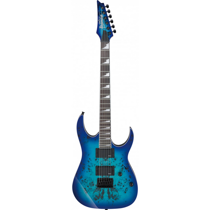 Zestaw gitara elektryczna Ibanez GRGR221PA-AQB Aqua Burst z dedykowanym pokrowcem Ibanez IGB540-BK