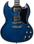 Epiphone EXCLUSIVE SG Custom Figured (z Premium Gig Bag) Viper Blue gitara elektryczna