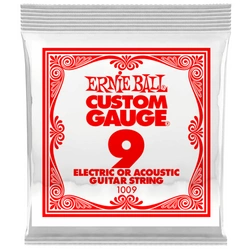 ERNIE BALL Plain Steel Single .009 struna do gitary elektrycznej lub akustycznej