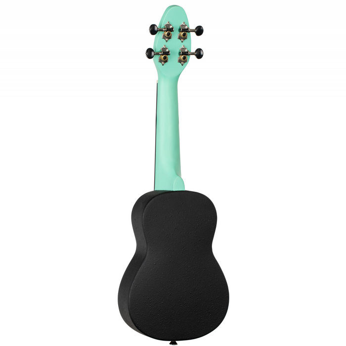 Zestaw ukulele sopranowe Ortega K2-CBM Keiki ABS Caribbean Mint z akcesoriami