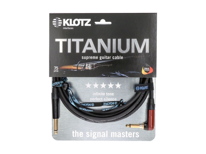 Kabel instrumentalny Klotz TIR0450PSP 4.5m TITANIUM supreme