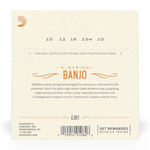 Struny do banjo D'Addario EJ61 Medium 10-23