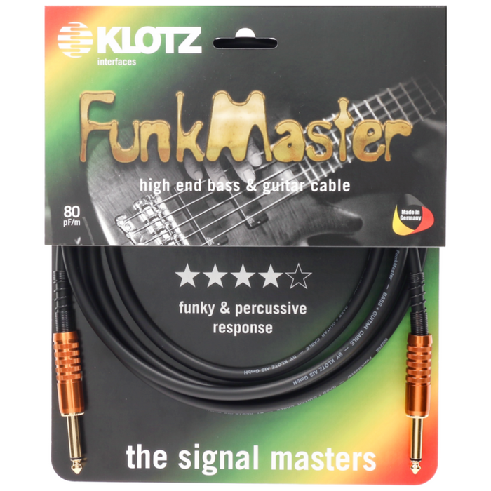 Kabel instrumentalny KLOTZ FUNK MASTER TM-0300 J/J 3m