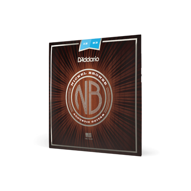 Struny do gitary akustycznej D'Addario NB1253 Light 12-53