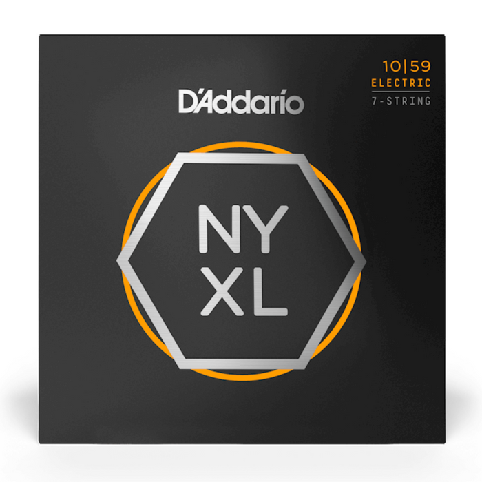 Struny do gitary elektrycznej 7-strunowej D'Addario NYXL1059 10-59