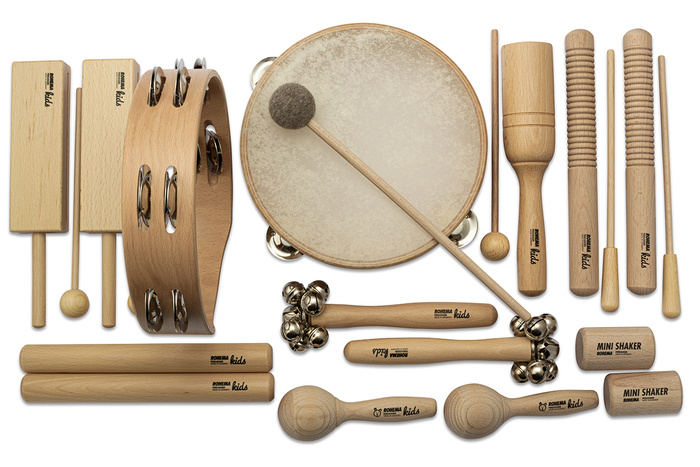 Zestaw perkusjonaliów Rohema 61568 Rhythm Set 2 dla dzieci 3+ 
