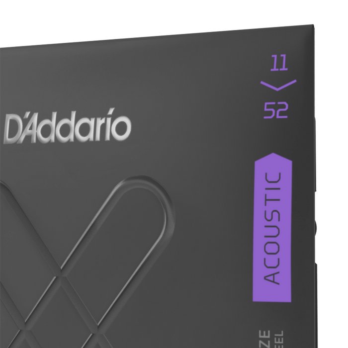Struny do gitary akustycznej D'Addario XTAPB1152 Custom Light 11-52