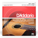 Struny do gitary akustycznej D'Addario EJ83M Medium Ball End Gypsy Jazz 11-45