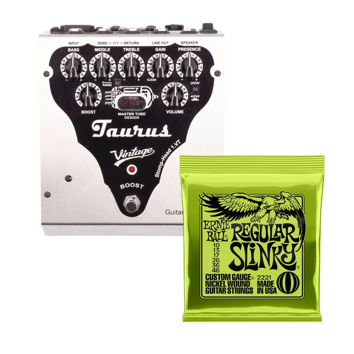 Zestaw wzmacniacz gitarowy 90W lampowy + struny Ernie ball 2221 gratis