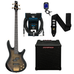 Zestaw Gitara basowa Ibanez GSR200PC-TPB z combo Ibanez Promethean + akcesoria