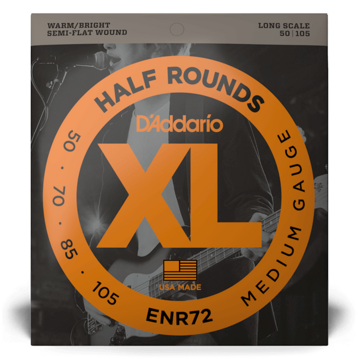 D'Addario ENR72 struny do gitary basowej Medium / Long Scale Set 50-105