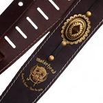 Pas do gitary Richter Motorhead Strap Brown/Old Brass brązowy pas skórzany