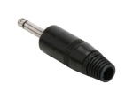 Wtyk jack 6,3mm głośnikowy mono Rean NYS225B czarny