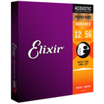 Elixir 16077 NanoWeb Phosphor Bronze 12-56 struny do gitary akustycznej