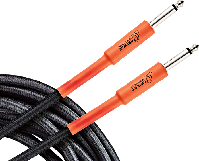 Kabel instrumentalny Ortega OECIS-20 J/J 6 m Economy czarny oplot