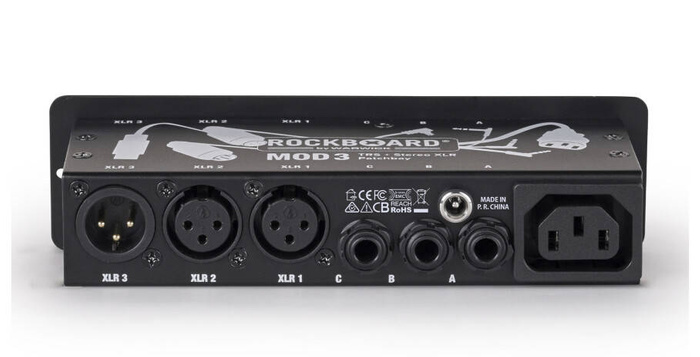 RockBoard MOD 3 V2 - All-in-One TRS & XLR Patchbay for Vocalists & Acoustic Players