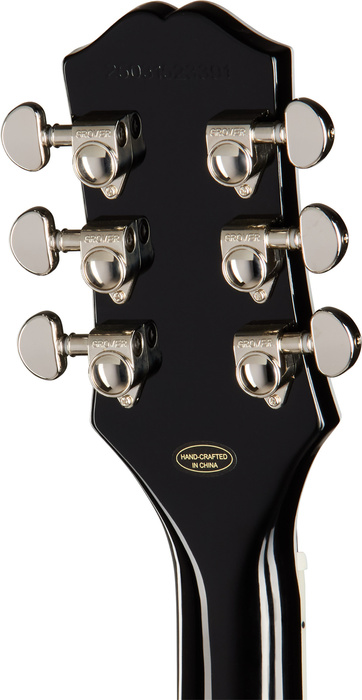 Epiphone EXCLUSIVE Bats in Flight Les Paul Custom Quilt Transparent Ebony Burst gitara elektryczna