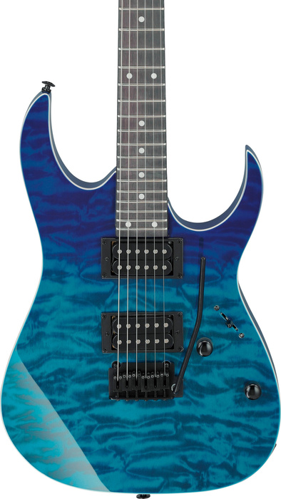 Zestaw gitara elektryczna Ibanez GRG120QASPBGD z combo Marshall CODE 25 i akcesoriami