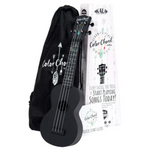 Ukulele sopranowe KALA LTP SET CC czarne ukulele z pokrowcem