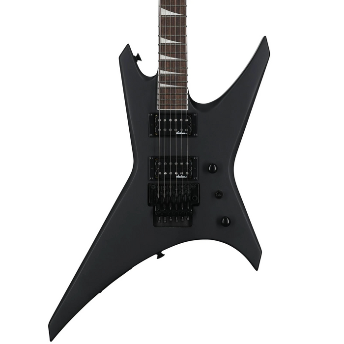 Zestaw gitara elektryczna Jackson Warrior WRX24 Satin Black X Series z kolumną Marshall i wzmacniaczem Peavey