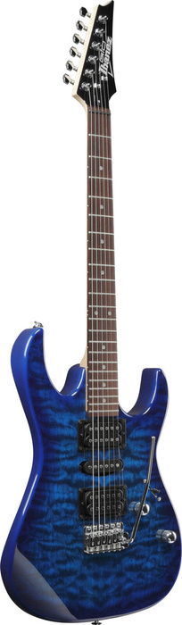 Zestaw gitara elektryczna Ibanez GRX70QA-TBB z dedykowanym pokrowcem Ibanez IGB540-BK