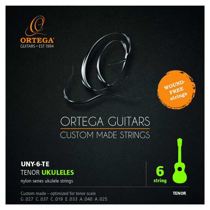 Struny do ukulele tenorowego Ortega UNY-6-TE 19-40