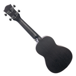 Zestaw ukulele sopranowe Cascha Premium HH 2262 czarne z mahoniu + akcesoria