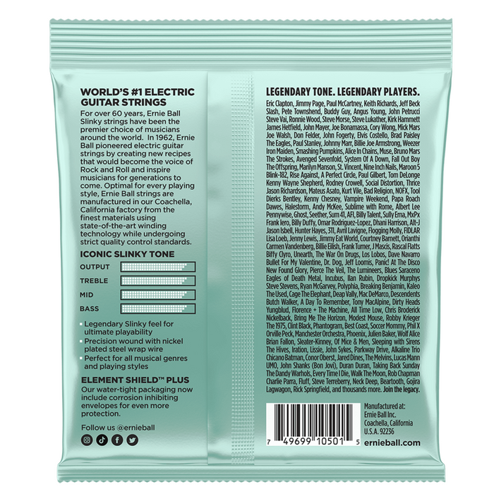 Ernie Ball 2211 Mondo Slinky struny do gitary elektrycznej 10.5-52