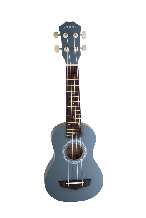 Zestaw ukulele sopranowe niebieskie z pokrowcem + akcesoria Arrow PB10 B2 Soprano Blue