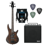 Zestaw gitara basowa Ibanez GSRM20B-WNF GIO Walnut Flat z combo Ibanez
