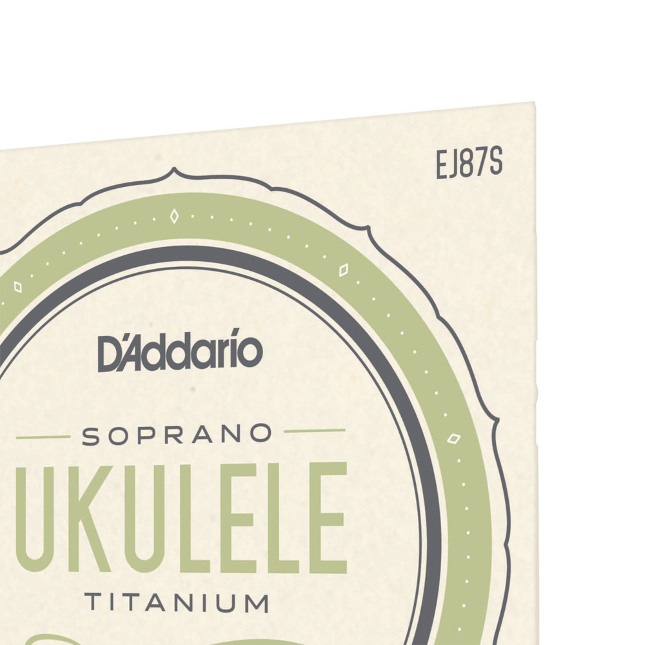 Struny do ukulele sopranowego D'Addario EJ87S Titanium