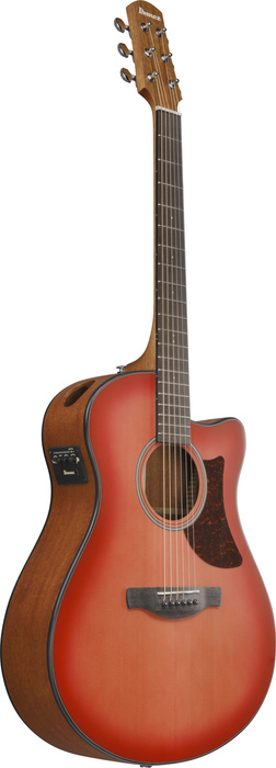 Gitara elektroakustyczna Ibanez AAM50CE-CRO Advanced Coral Red Burst Open Pore