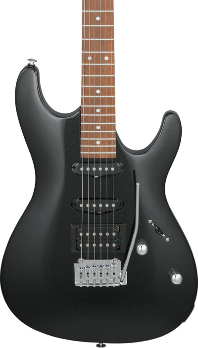Zestaw gitara elektryczna Ibanez GSA60-BKN z combo Marshall MG15G Gold i akcesoriami