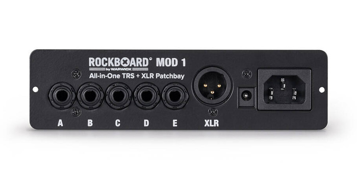 RockBoard MOD 1 V2 - All-in-One TRS & XLR, IEC & Barrel Patchbay