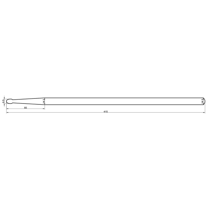 Pałki do perkusji Rohema 5AX Extreme Series Medium American Hickory 415mm
