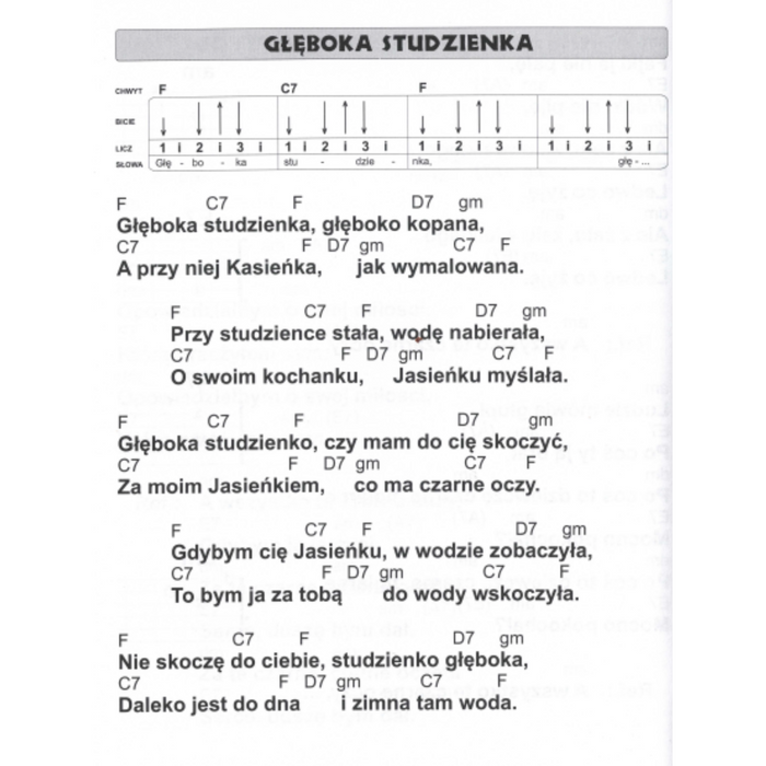 Śpiewnik biesiadny na gitarę - nuty na gitarę Absonic