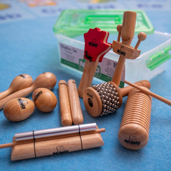 Zestaw instrumentów perkusyjnych Nino NINOSET14 drewniane