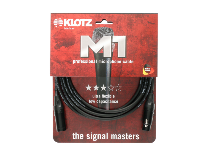 Kabel mikrofonowy Klotz M1 XLR 5m 1x0.22 mm² M1KB1FM0500