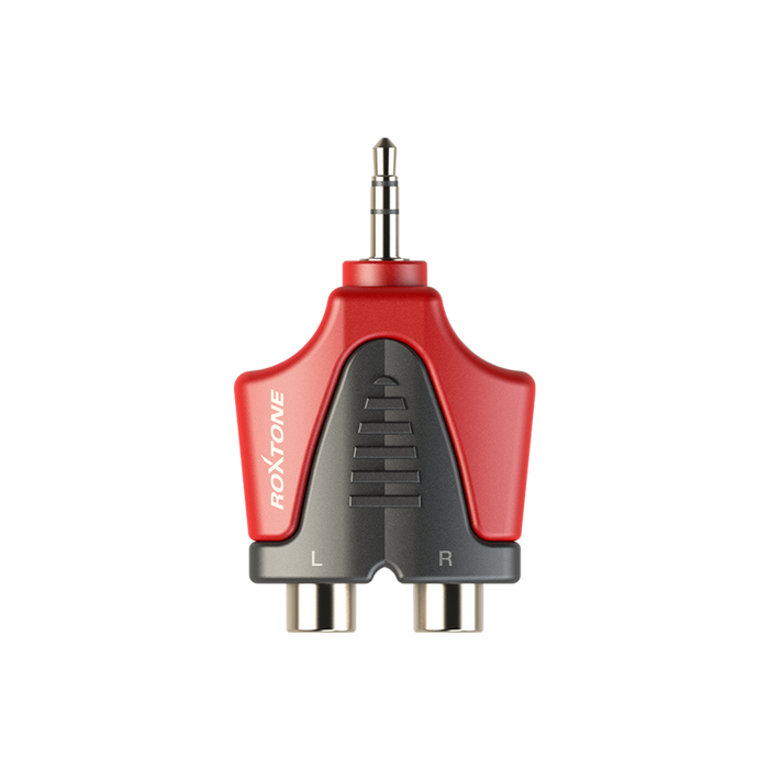 Adapter Jack 3.5 mm stereo na 2x RCA żeńskie Roxtone RPAN350