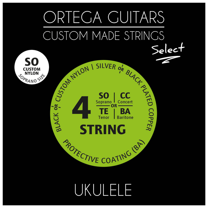 Struny do ukulele sopranowego Ortega UKS-SO 24-36